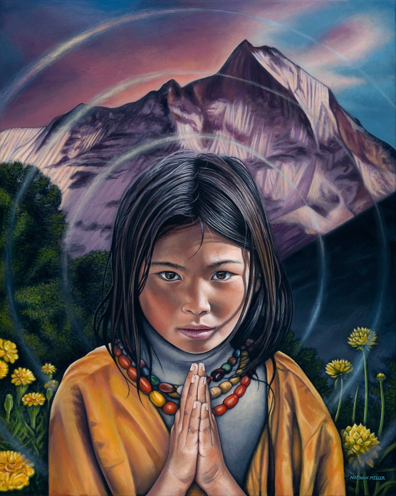 tibetan-girl-painting